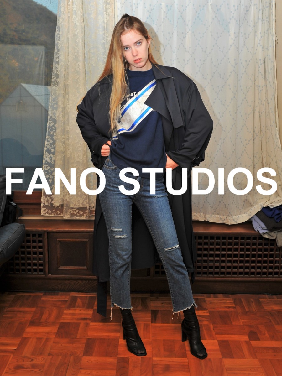 파노스튜디오 오버핏 싱글 트렌치- FANO STUDIO